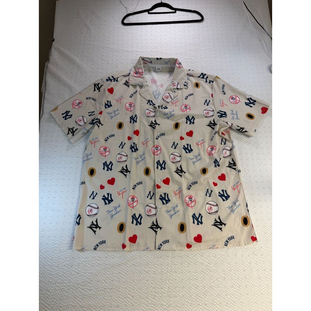 NY Yankees Hawaiian Style Shirt